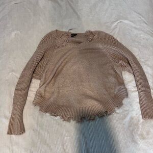 Women's Tan Sweater